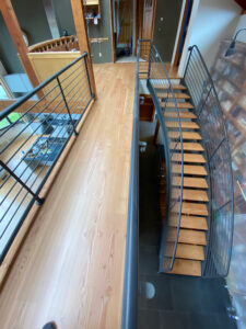 engineered plank fir flooring and stairs