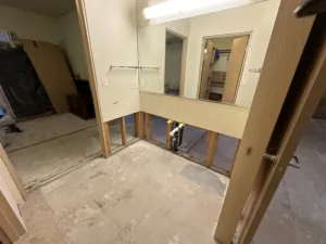 condo unit after water damage and demo and is ready to rebuild